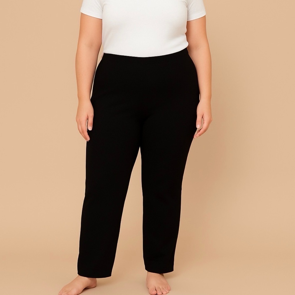 a new day Women’s Slim Tapered Black Dress Pants Size 8